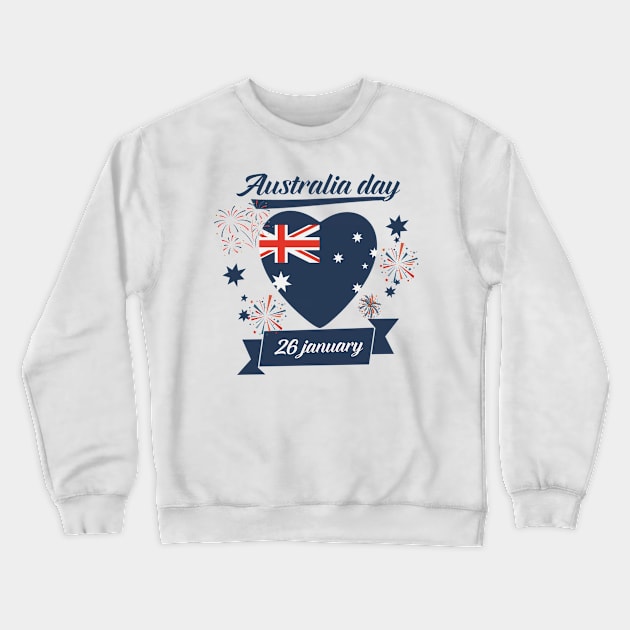 australia day 26th january Crewneck Sweatshirt by ahnoun